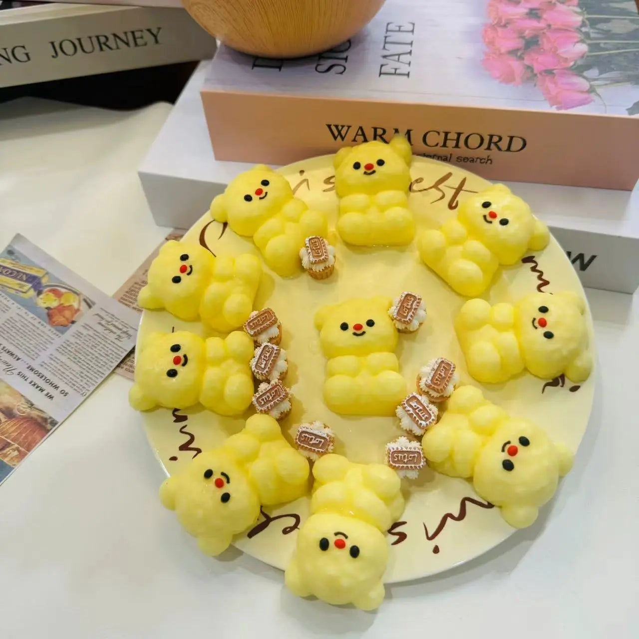 Gigglesquishy Butter Bear squishy – chubby bear toast with buttery charm